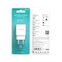 Зарядное устройство 220V -> USB 5V BOROFONE BA20A Sharp 2.1A, белый 36500 - фото 16908