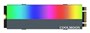 Радиатор для M.2 2280 SSD COOLMOON CM-M2A ARGB 5V (Al, серый) 37027 - фото 18237