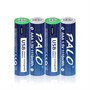 Аккумуляторы "AAA" PALO 1100mWh (1.5V, Li-Ion), micro-USB, 4 шт. в пласт. боксе, кабель USB A(m) -> 4 x microUSB (Bm) 37184 - фото 18756