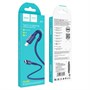 Кабель USB Type-C (M) --> Lightning 8pin (m) 1.0м (USB 2.0) hoco X71, синий нейлон 37368 - фото 19178