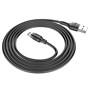 Кабель USB A --> Lightning 8pin (m) 1.0м для Apple, hoco X52, магнитный разъём, чёрный 37379 - фото 19207