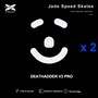 Ножки для мыши (глайды) X-raypad Jade Speed для Razer DeathAdder V3 Pro, комплект из 2-х наборов 37578 - фото 19500