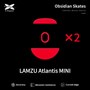 Ножки для мыши (глайды) X-raypad Obsidian Control для Lamzu Atlantis Mini, комплект из 2-х наборов 37595 - фото 19535