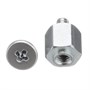 Винт со стойкой для крепления M.2 SSD на материнскую плату (резьба М2, стойка 4,5(7,5)мм), серебристый (набор из 2шт.) 37634 - фото 19601