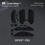 Противоскользящие наклейки на мышь X-raypad Cicada Wings V2 для Razer Viper V2 Pro, чёрные 37819 - фото 19893