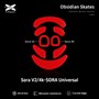 Ножки для мыши (глайды) X-raypad Obsidian Control для Ninjutso Sora / Sora V2, комплект из 2-х наборов 38048 - фото 20084