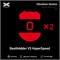 Ножки для мыши (глайды) X-raypad Obsidian Control для Razer DeathAdder V3 HyperSpeed, комплект из 2-х наборов 38056 - фото 20105