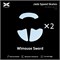 Ножки для мыши (глайды) X-raypad Jade Speed для WLMouse Sword X, комплект из 2-х наборов 38457 - фото 20505