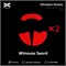 Ножки для мыши (глайды) X-raypad Obsidian Control для WLMouse Sword X, комплект из 2-х наборов 38464 - фото 20514