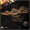 Коврик для мыши X-raypad Minerva DNA Gold Black XL (490x400x6мм) 38480 - фото 20534
